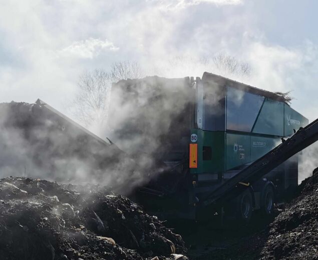 Siebusch Sieben Sichten Bioabfall Kompost Siebusch Sieben Sichten Bioabfall Kompost